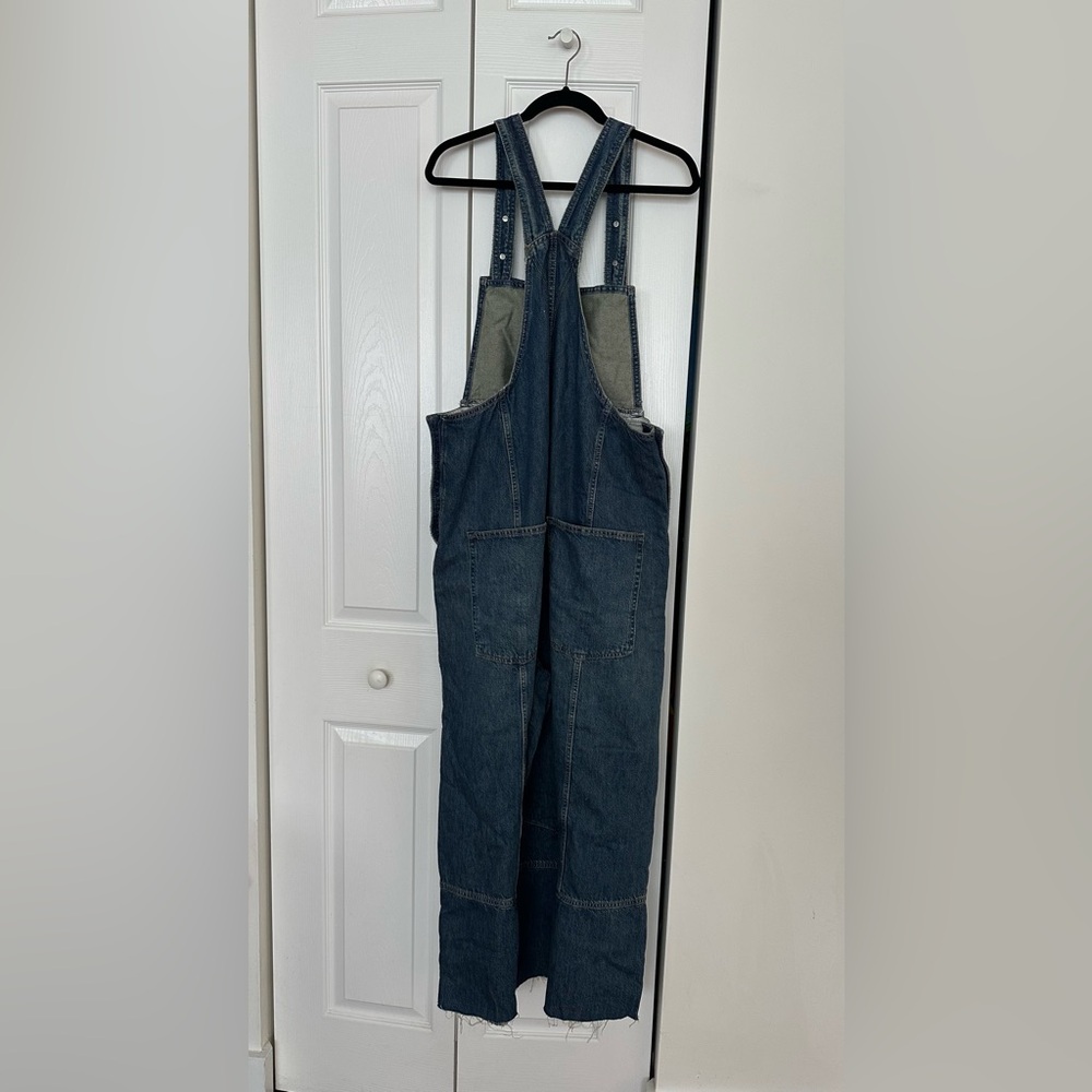 FREE PEOPLE WE THE FREE RAMBLER OVERALLS SIZE X-LARGE AFTER MIDNIGHT NWT - Picture 11 of 14
